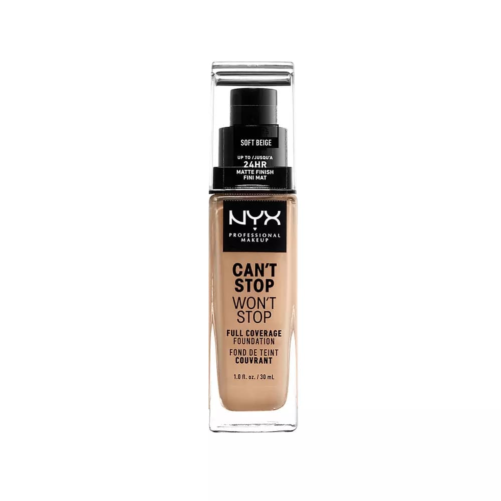 NYX Cosmetics Can't Stop Won't Stop 24HR Full Coverage Liquid Foundation - TESTER