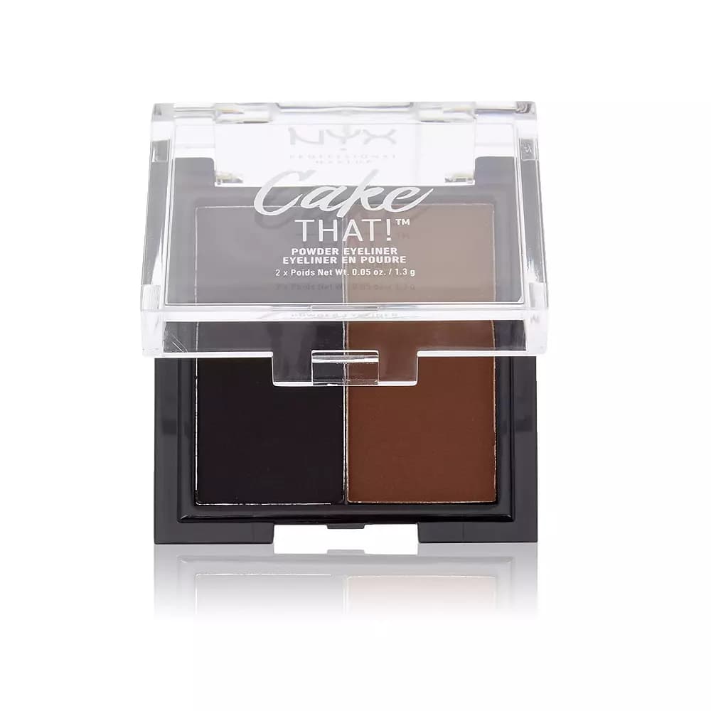 NYX Cosmetics Cake That! Powder Eyeliner 01 Black/Brown