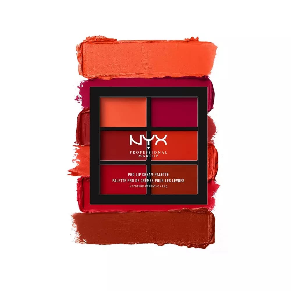 NYX Cosmetics Pro Lip Cream Palette - 03 The Reds