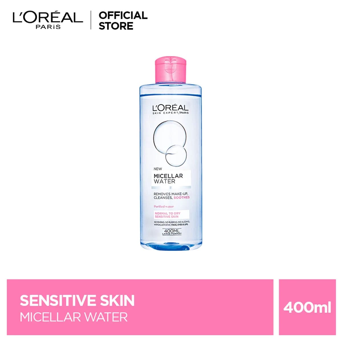 L'Oreal Paris Micellar Water Makeup Remover 400ml