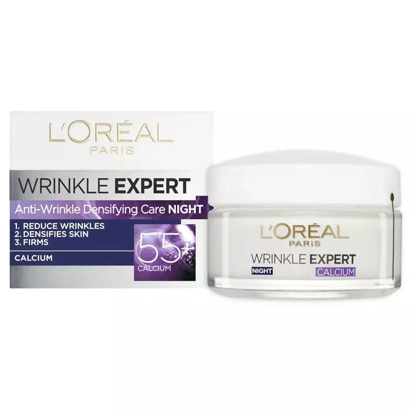 L'Oreal Paris Wrinkle Expert 55+ Calcium Anti-Wrinkle Densifying Night Cream 50ml