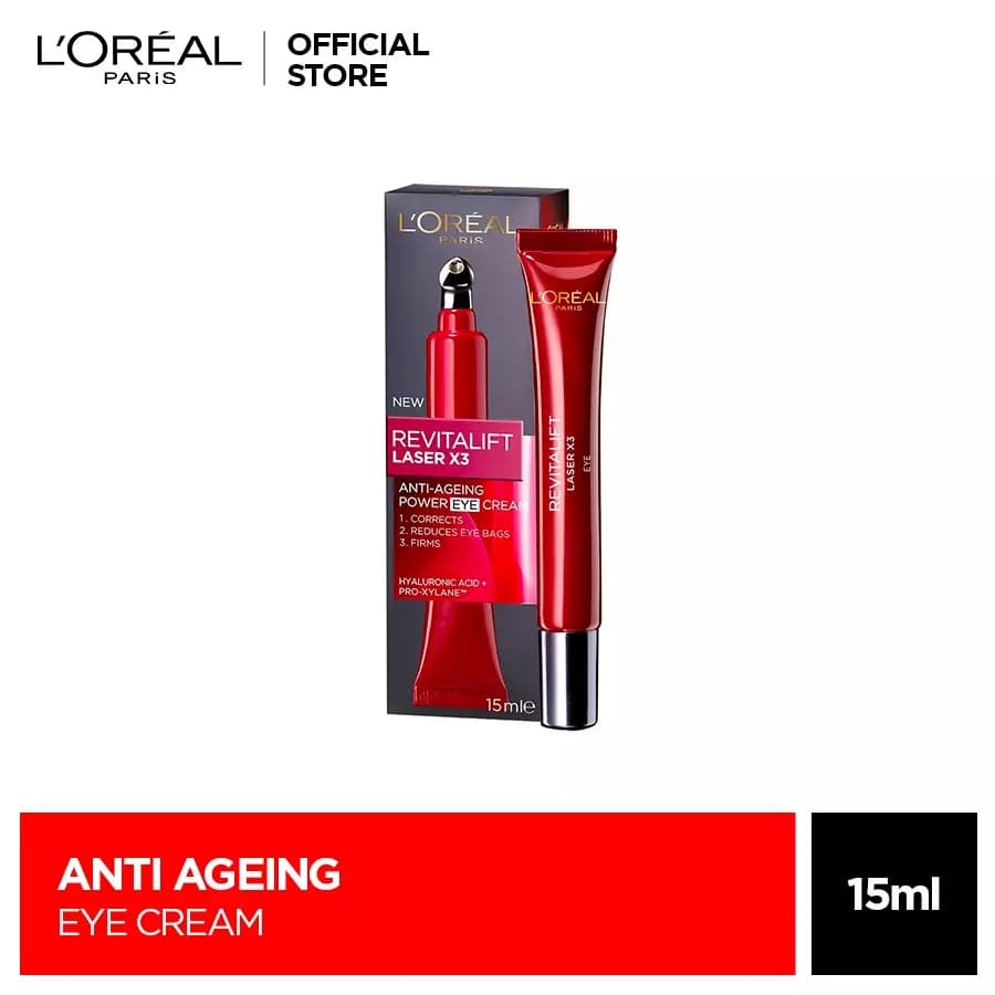 Loreal Paris Revitalift Laser x 3 Eye Cream 15 ml - Anti-Aging