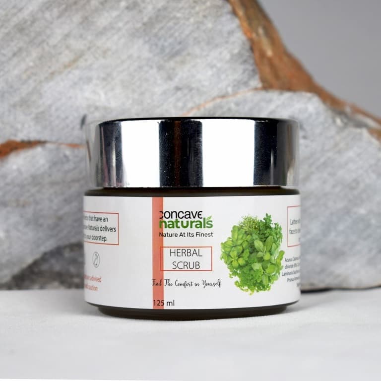 Concave Naturals Harbal Scrub 125ml