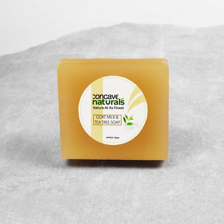 Concave Naturals Goat Milk And Tea Tree Soap 100g