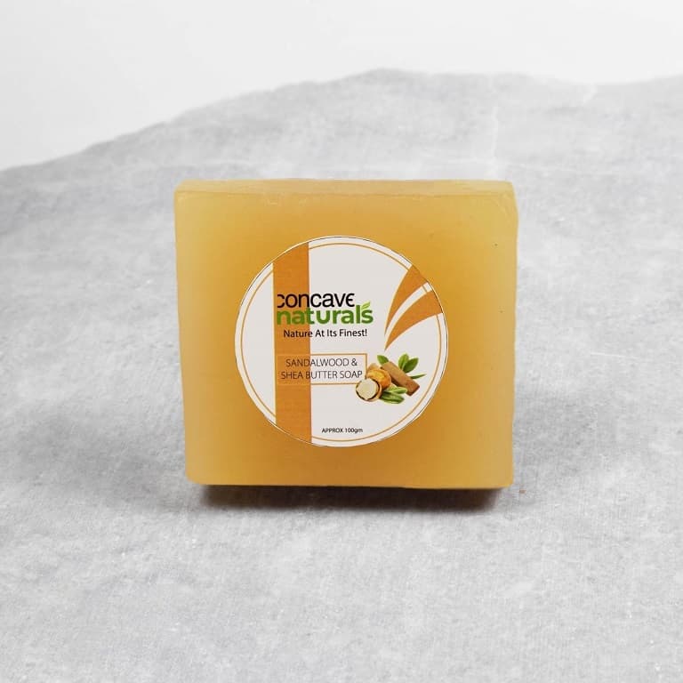 Concave Naturals Sandalwood And Shea Butter Soap 100g