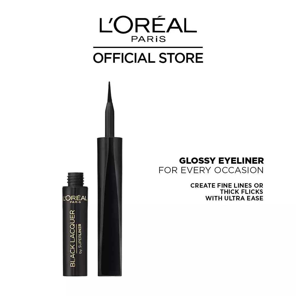 Loreal Paris Super Liner Lacquer Liquid Eyeliner - Black