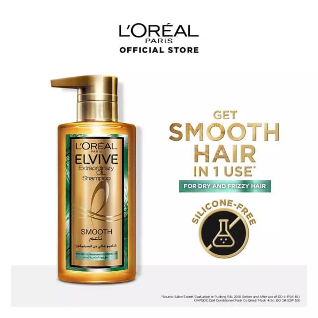 Loreal Paris Extraordinary Oil Smooth Shampoo 440ml