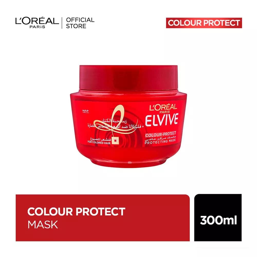 Loreal Paris Elvive Colour Protect Mask 300 ml - For Colored Hair