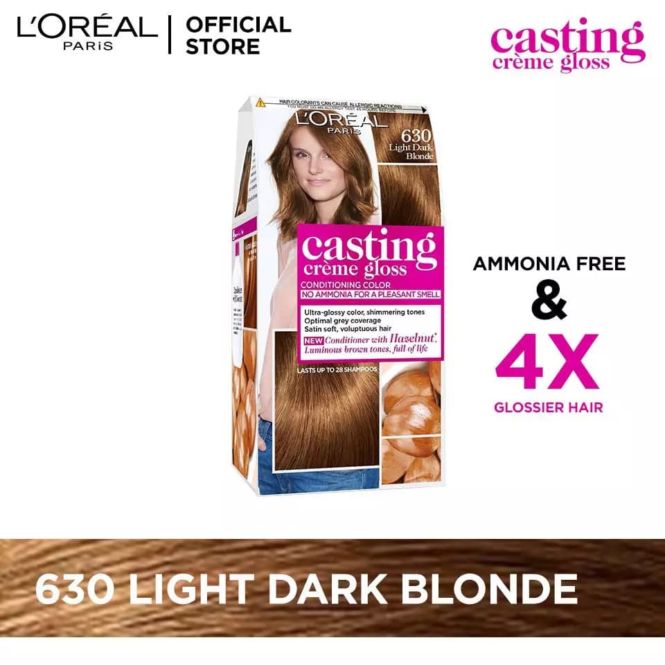 L'Oréal Paris Casting Creme Gloss - 630 Caramel Hair Color