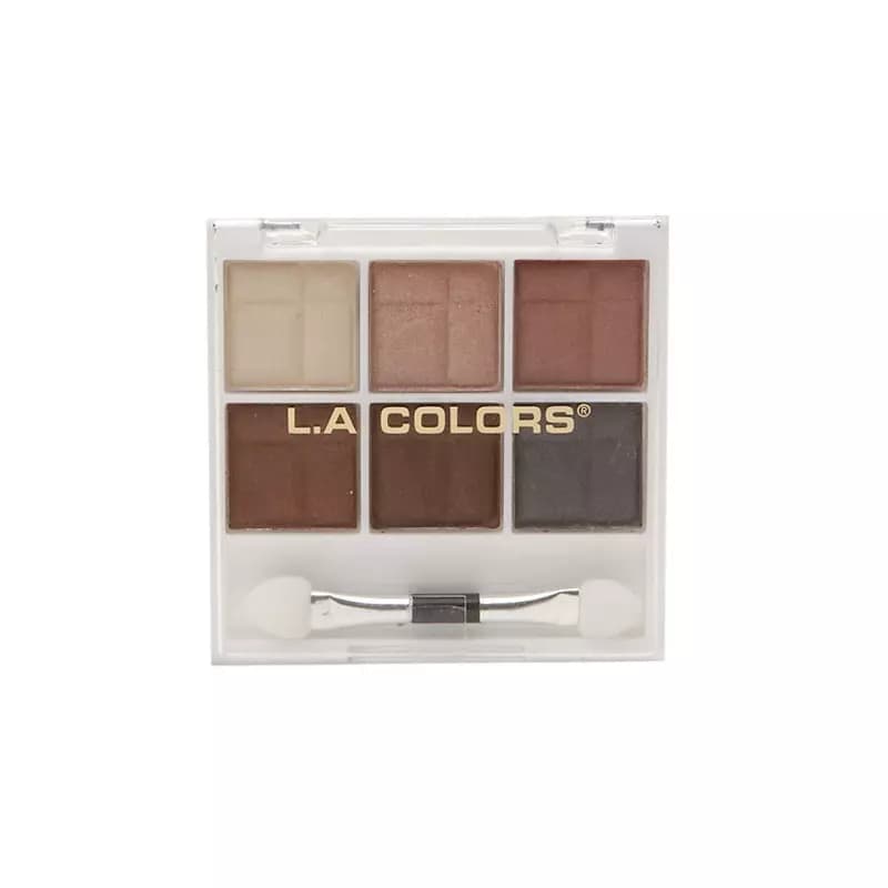 L.A. Colors 6 Color Eyeshadow Palette - TESTER
