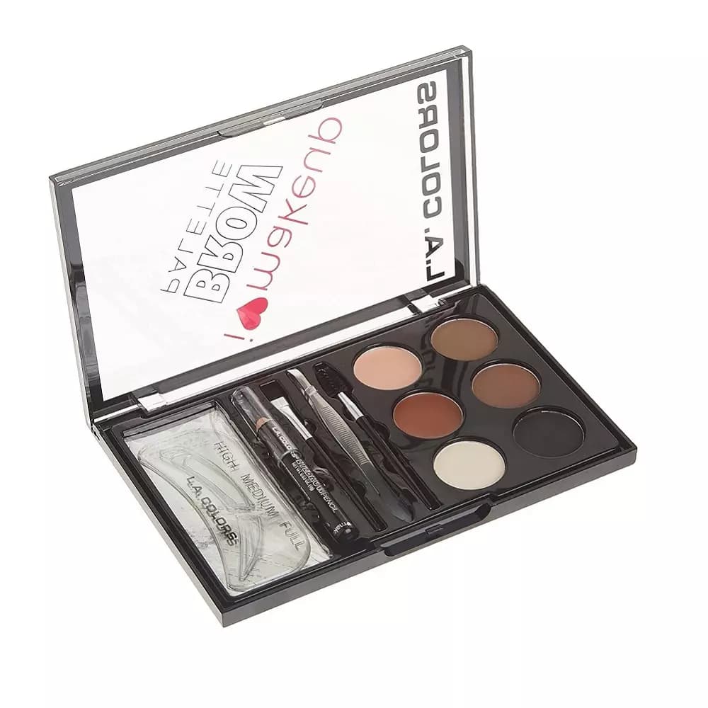 LA Colors I Heart Makeup Brow Palette -Light to Medium - TESTER