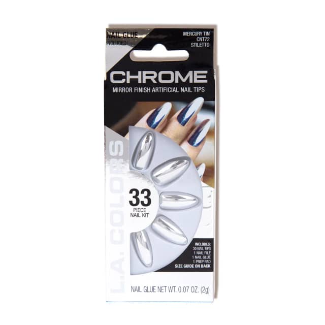 LA Colors Chrome Nail Tips