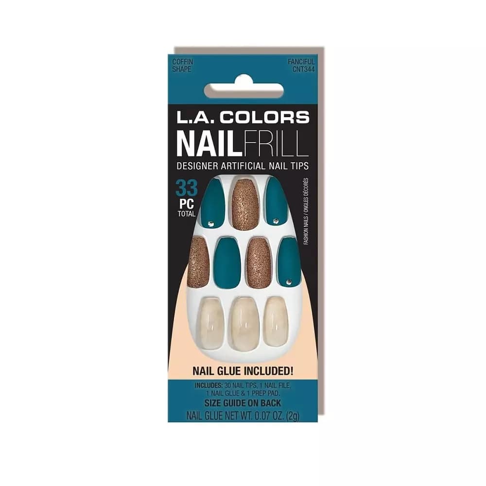 LA Colors Nail Frill Artificial Nail Tip