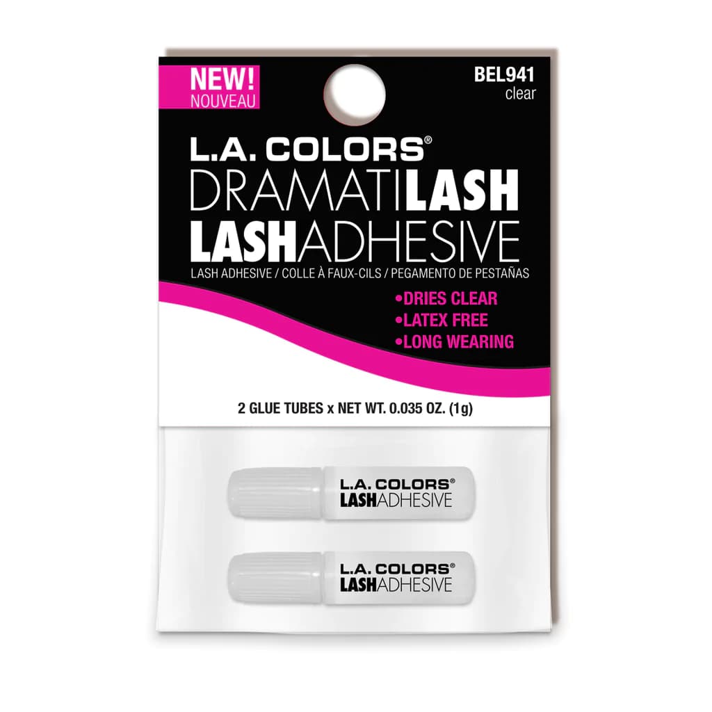 LA Colors 2-Piece Travel Eyelash Adhesive Clear