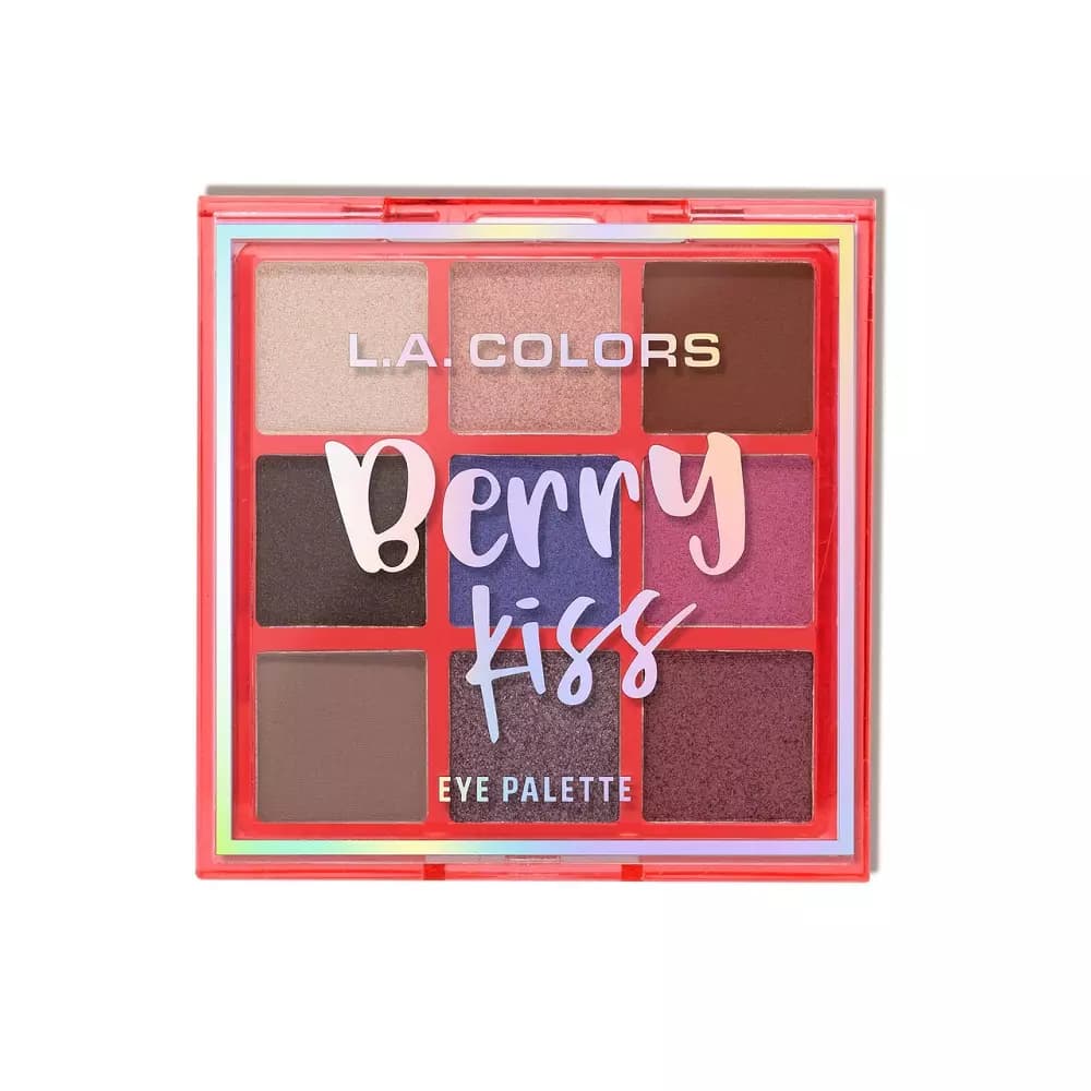 LA Colors Fruity Fun 9 Colors Eyeshadow- Berry Kiss