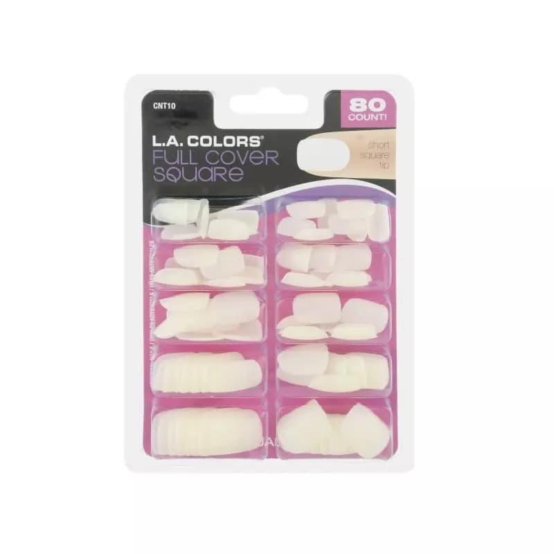 LA Colors Nail Full Cover Square Tips