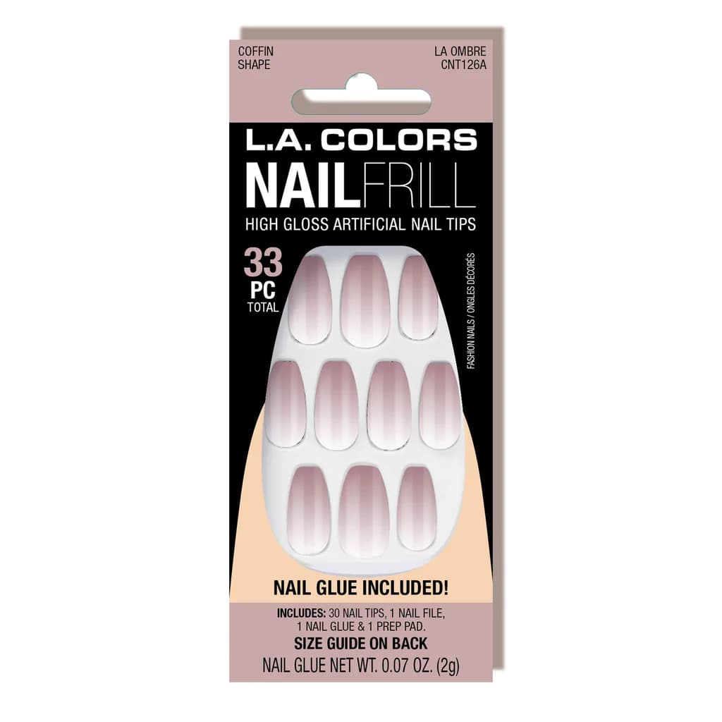 LA Colors Classy Nail Tips - Perfect Pink French