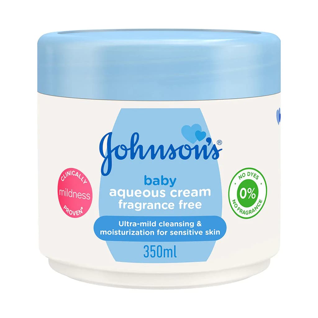 Johnsons Baby Aqueous Cream Fragrance Free 350ml