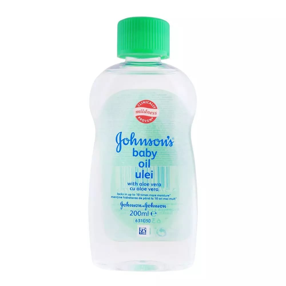 Johnsons Baby Oil With Aloe Vera 200ml