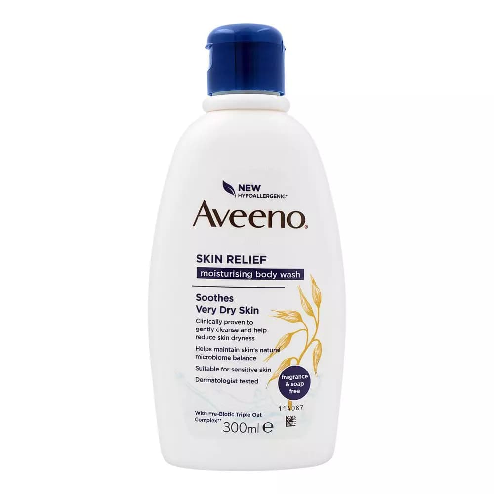 Aveeno Body Wash Soothes Skin Relief 300ml