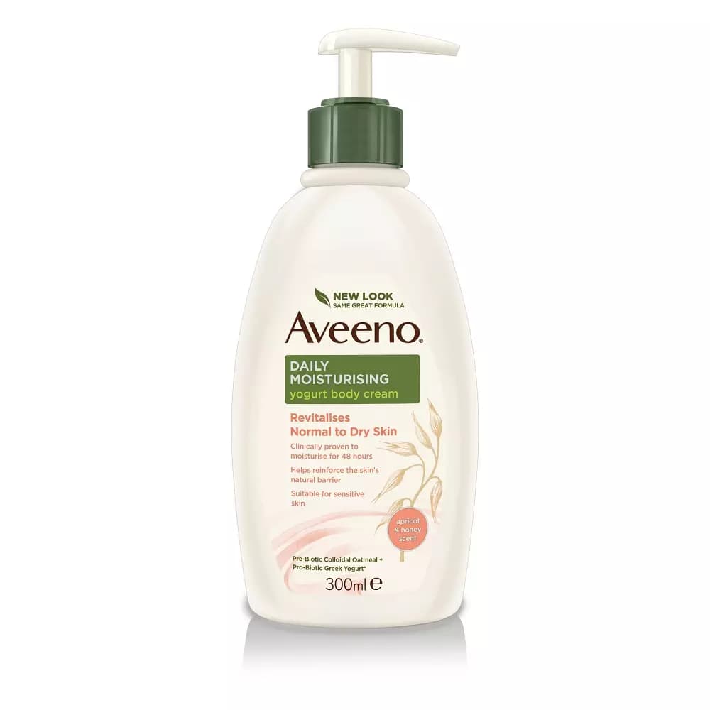 Aveeno Daily Moisturizing Yogurt Body Cream (Pump) - 300ml `New`