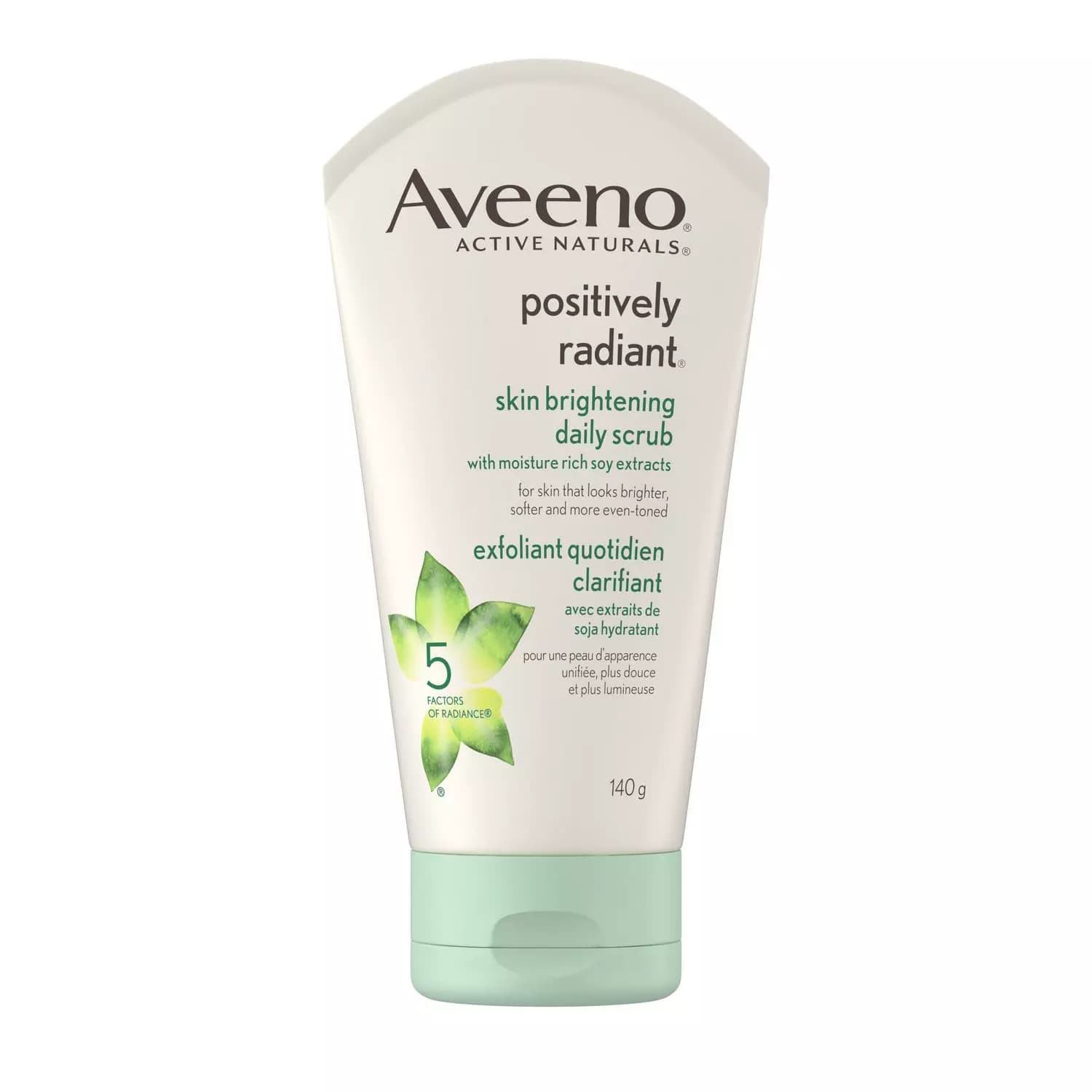 Aveeno Positively Radiant Skin Brightening Daily Scrub 140g