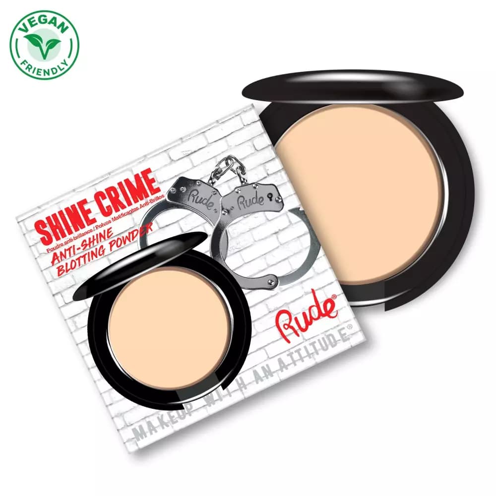 Rude Shine Crime Anti-Shine Blotting Powder - TESTER