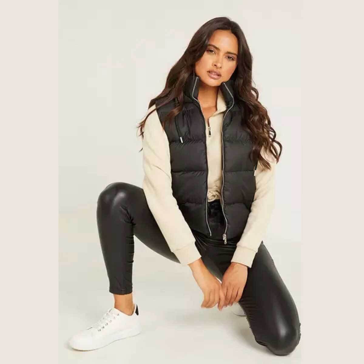 Quiz Black Padded Gilet