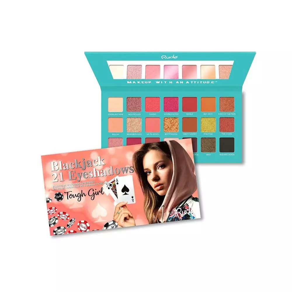 Rude Blackjack 21 Eyeshadows - Tough Girl