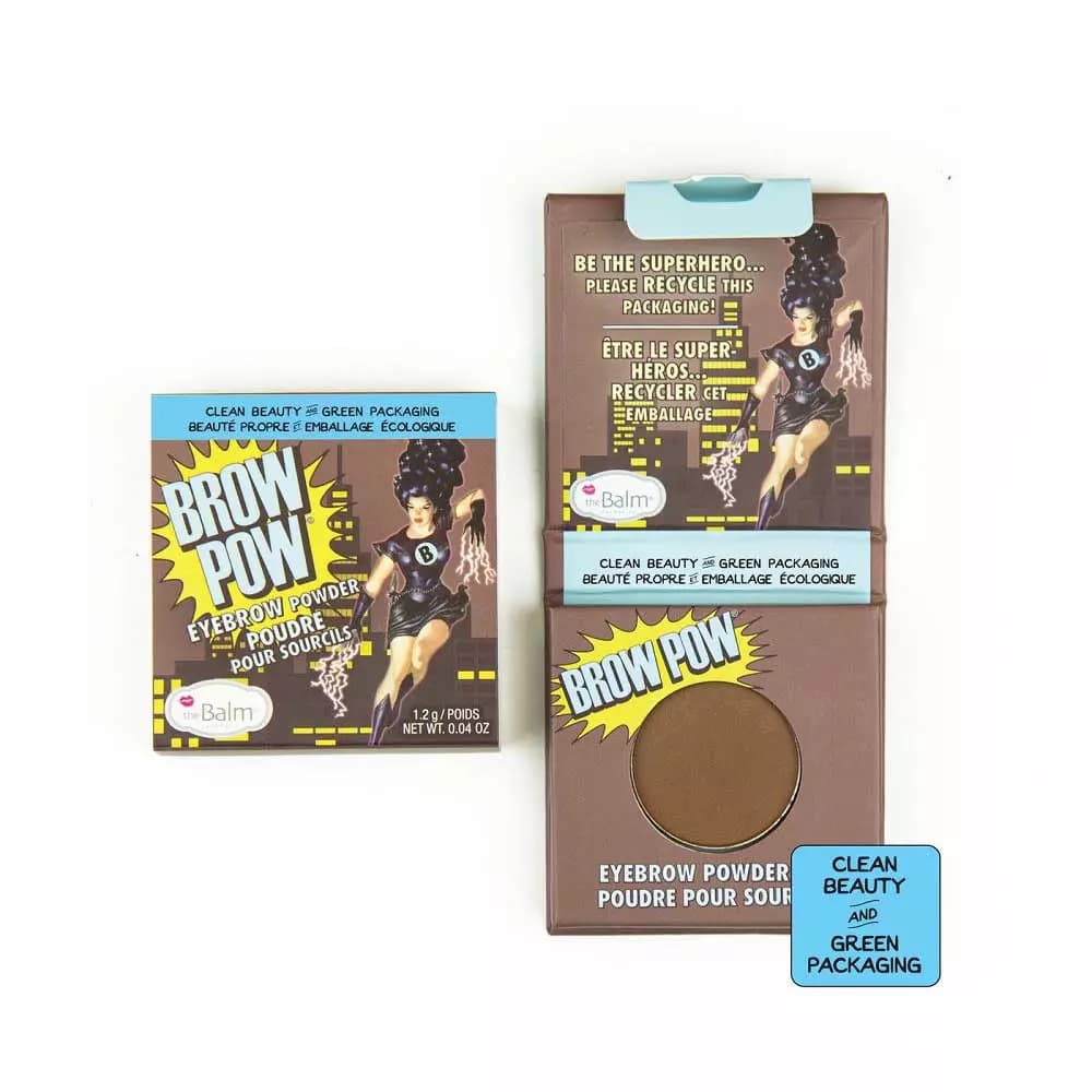 The Balm Brow Pow® -- Eyebrow Powder | Light Brown - TESTER