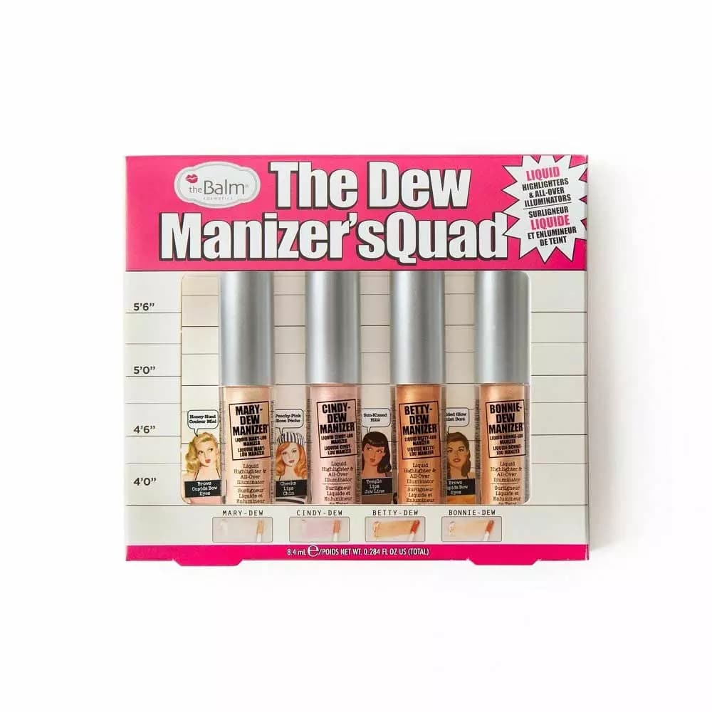 The Balm The Dew Manizers Quad (Liquid Highlighters) 4pcs