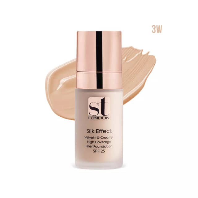 ST London Silk Effect Velvety & Creamy Long Wear Wrinkle Filler Fluid Foundation