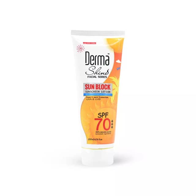 Derma Shine Sun Block SPF 70 Plus 200g