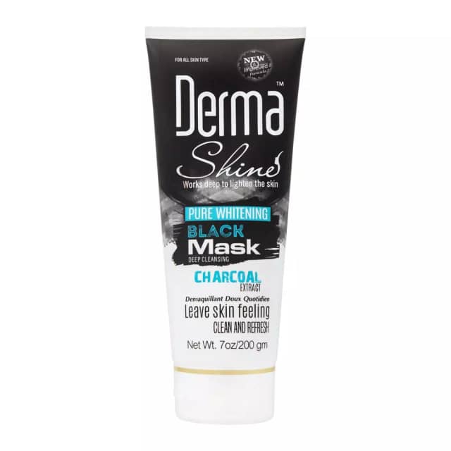 Derma Shine Pure Brightening Black Mask 200g