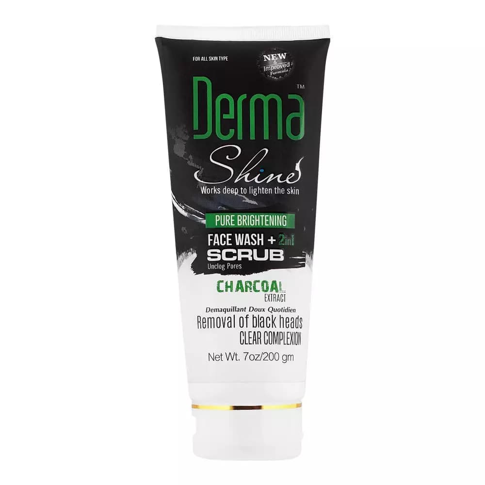 Derma Shine Face Wash Plus Scrub 200g