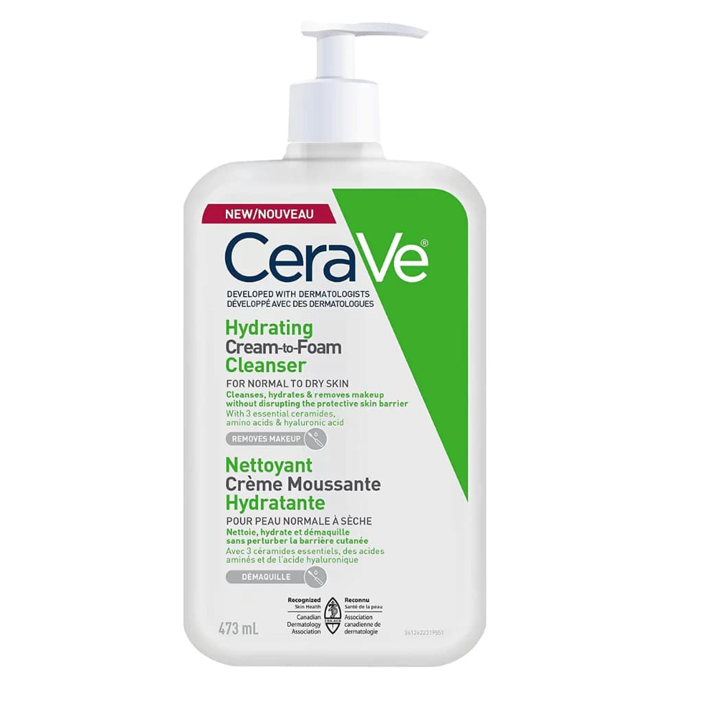 CeraVe Hydrating Cream to Foam Cleanser 473ml