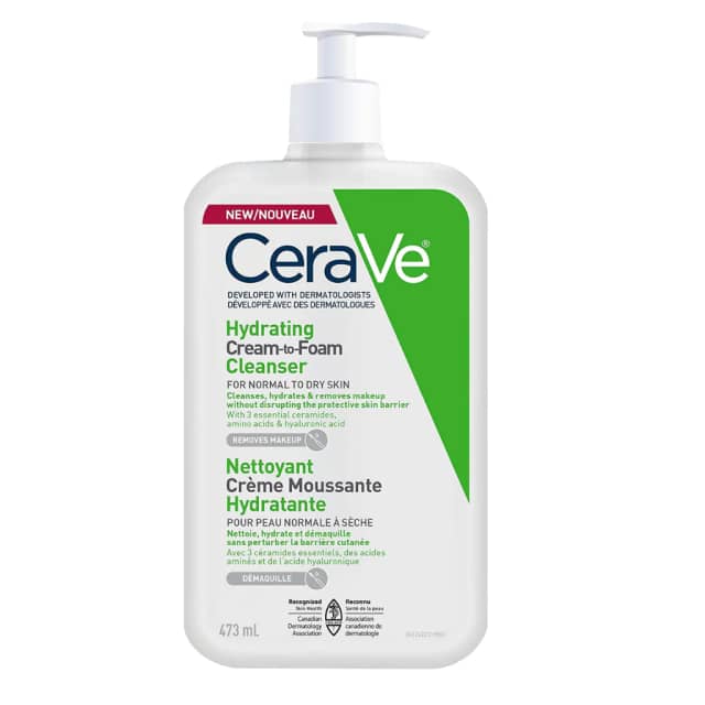CeraVe Hydrating Cream to Foam Cleanser 473ml