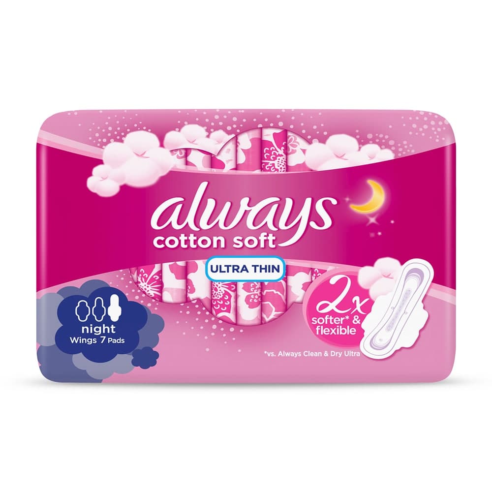 Always Cotton Soft Ultra Thin Extra Long Single Pads