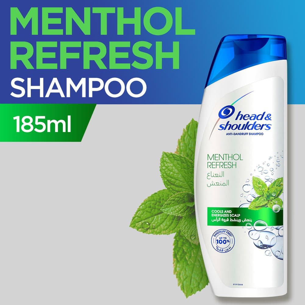 Head & Shoulders Menthol Refresh Shampoo 185ml