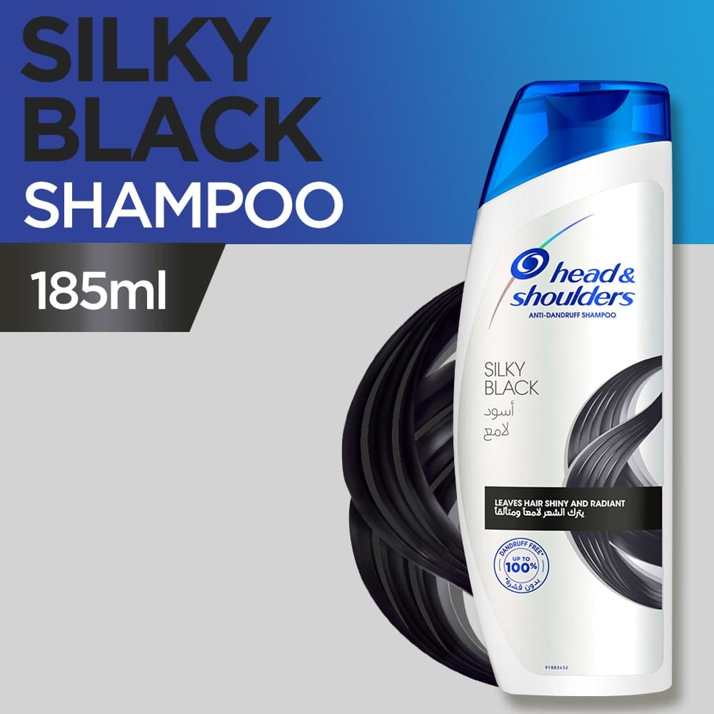 Head & Shoulders Silky Black Shampoo 185ml