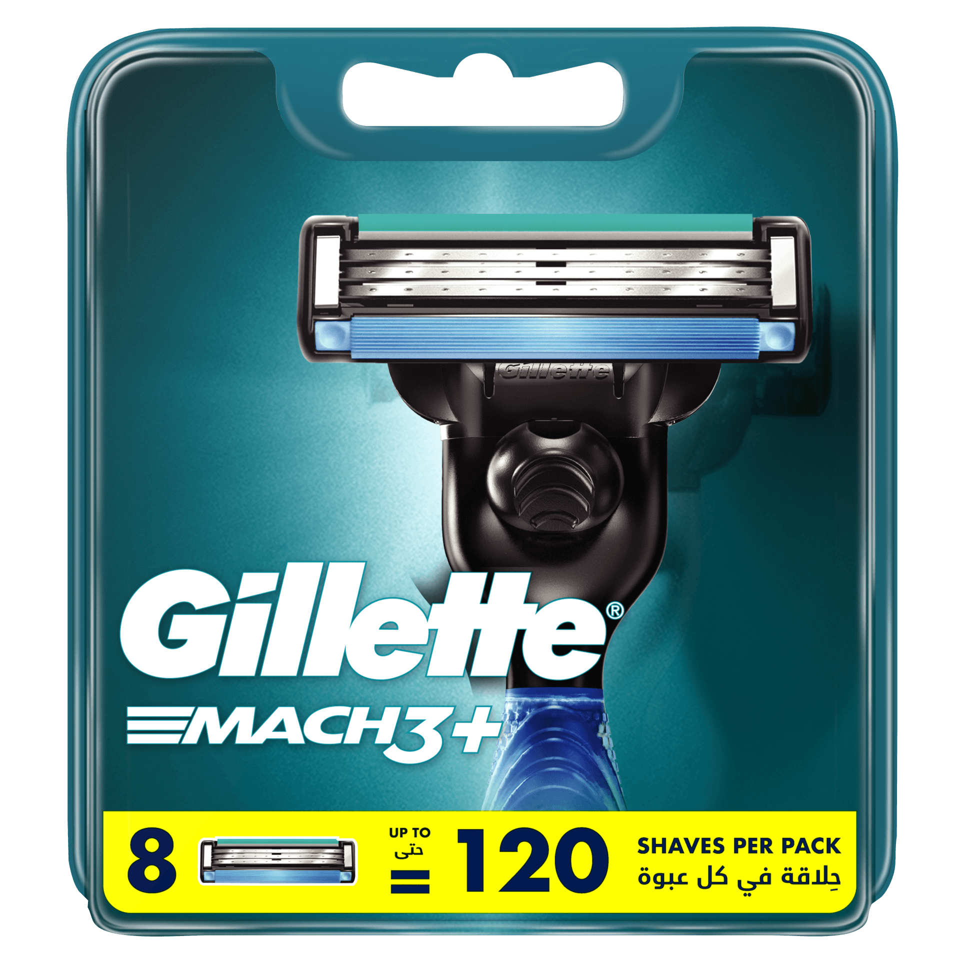 Gillette Mach3 Plus Shaving Razor Carts 8s