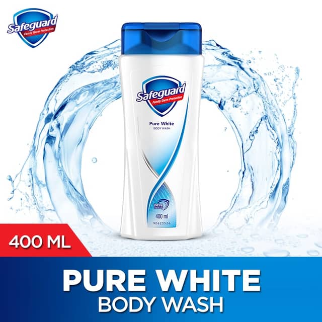 Safeguard Body Wash Pure White 400ml