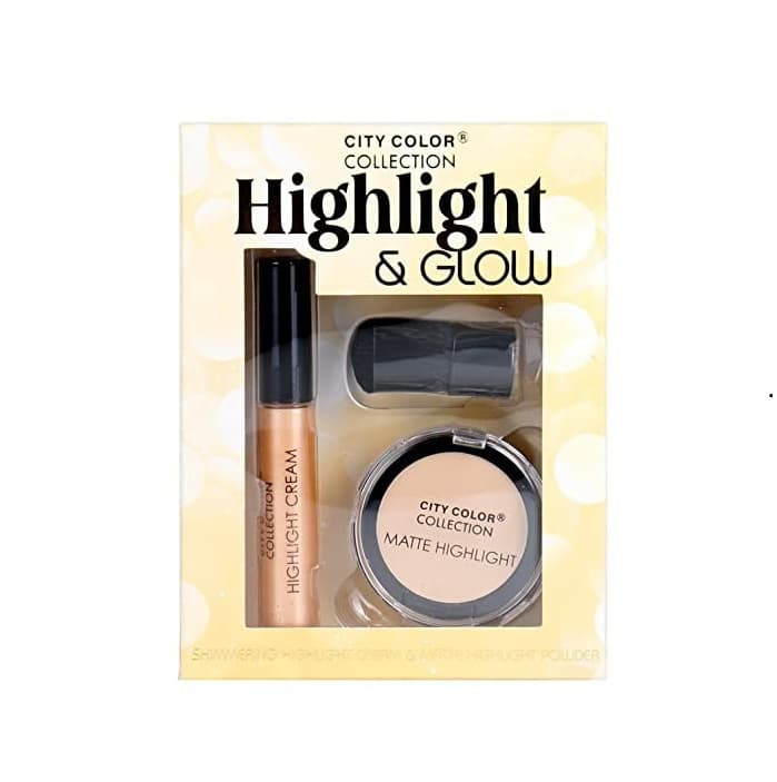 City Colour Highlight & Glow Shimmering Cream Matte & Powder