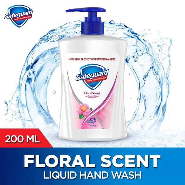 Safeguard Liquid Hand Soap Wash Floral Scent 200ml