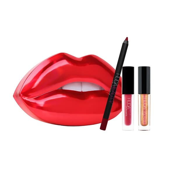Huda Beauty Contour and Strobe Lip Set-HeartBreaker/Shameless