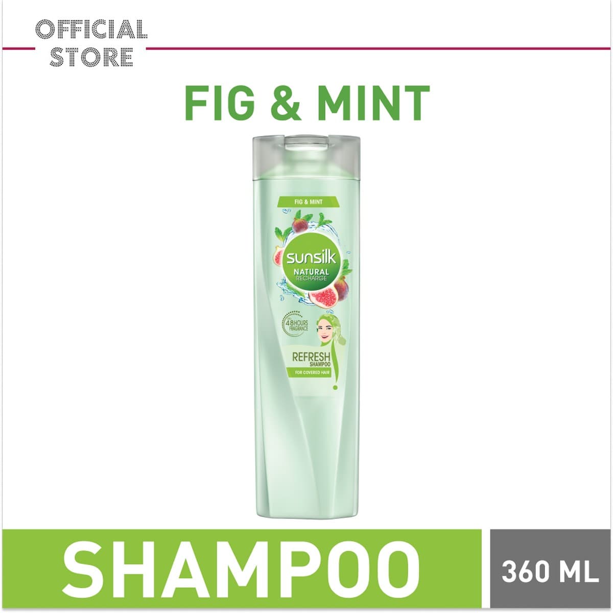 Sunsilk Natural Recharge Fig & Mint Refresh Shampoo 360ml