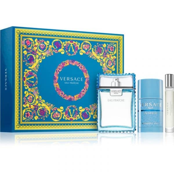 Versace Eau Fraiche 3 Piece Gift Set For Men