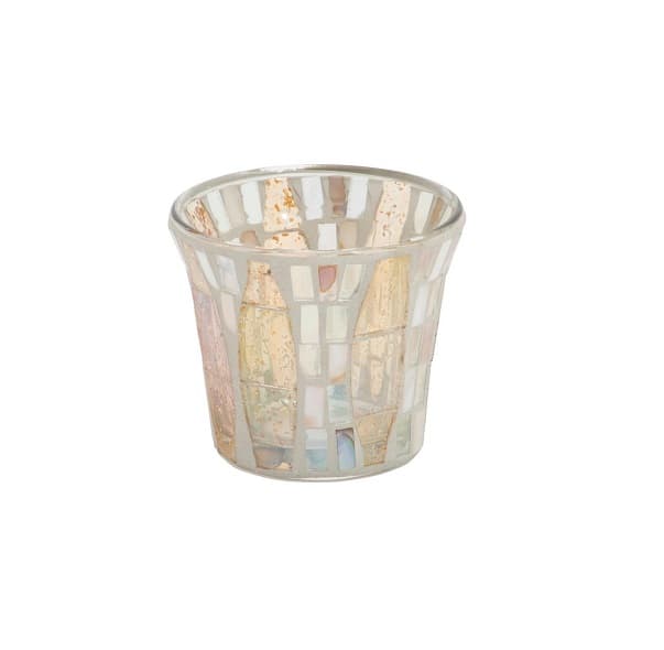 Yankee Candle Gold Wave Mosaic Votive Holder