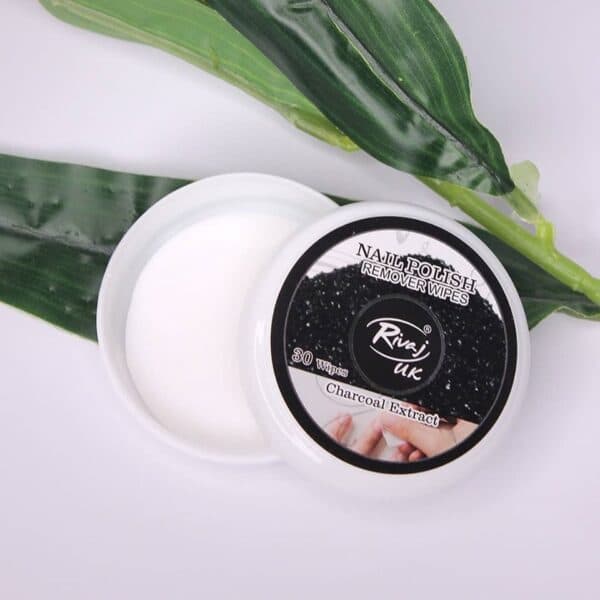 Rivaj UK Nail Polish Remover Wipes (Charcoal Extract)