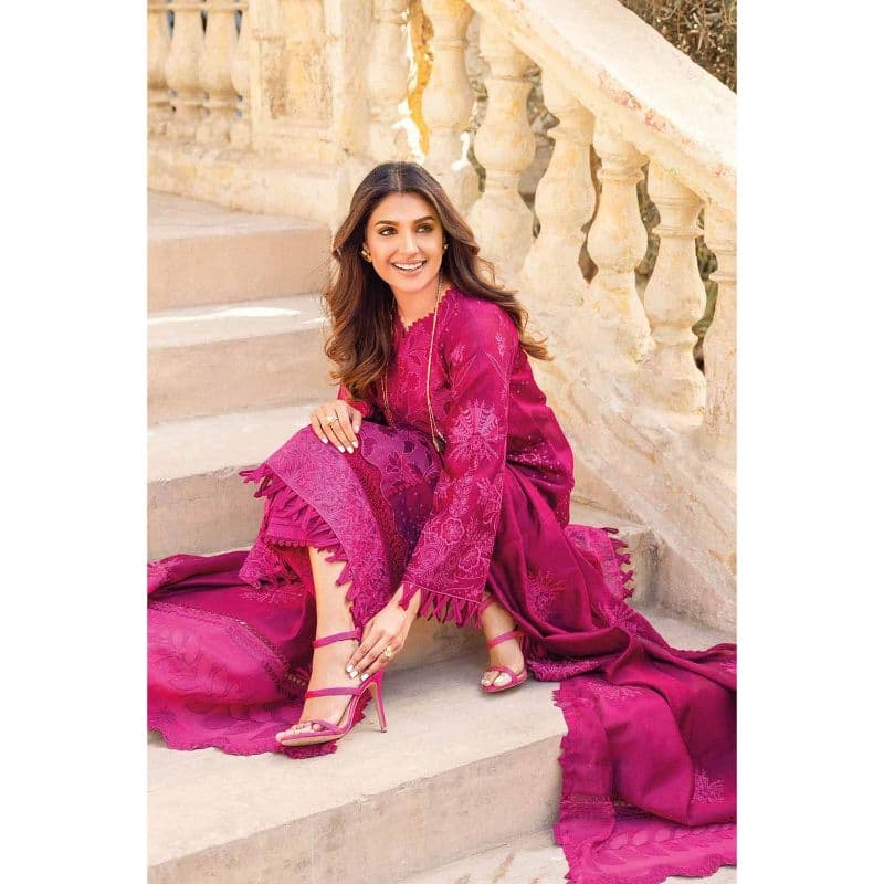 Embroidered Cotton Net Unstitched Suit With Embroidered Cotton Net Dupatta CN-32001 3PC